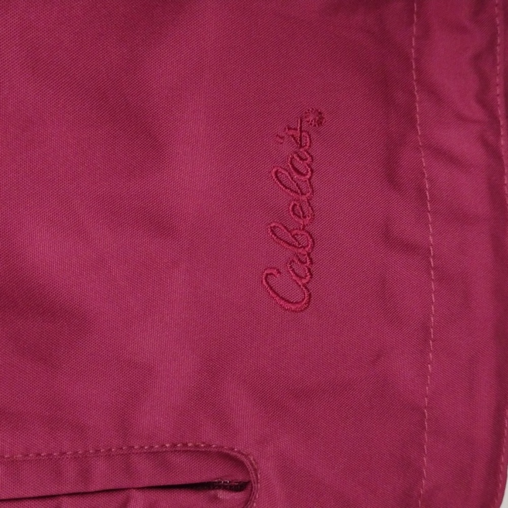 Cabela's Women's Red Hooded Jacket Size L - Picture 3 of 16